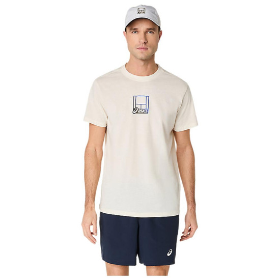 Asics Ανδρική κοντομάνικη μπλούζα Court Core Graphic Tee Asics Ανδρική κοντομάνικη μπλούζα Court Core Graphic Tee
